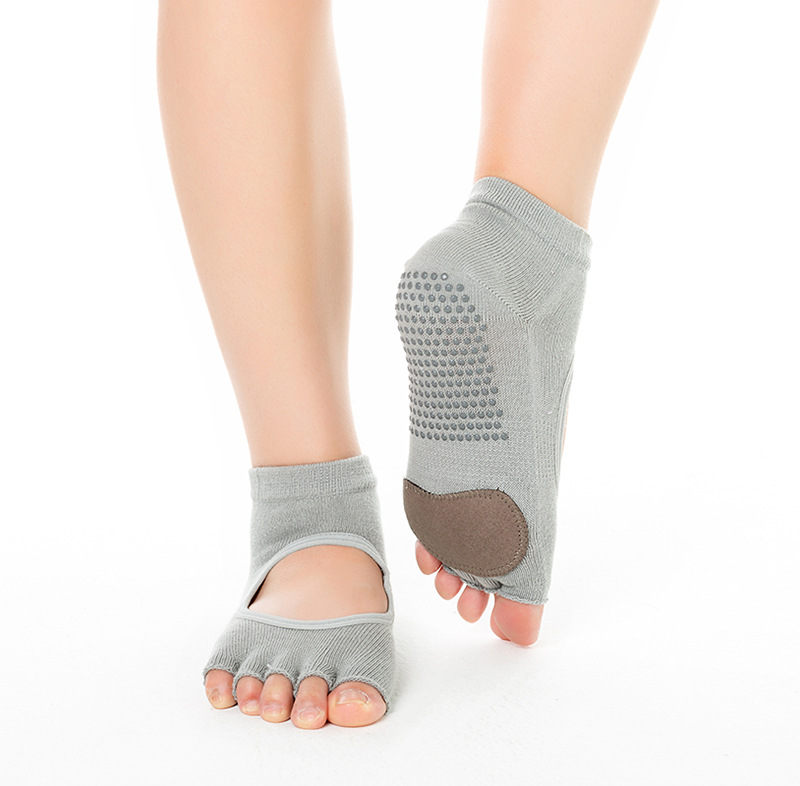 Slip Yoga Toe Socks Cotton Socks Dug Silica Pidian Toe Yoga Socks Halter